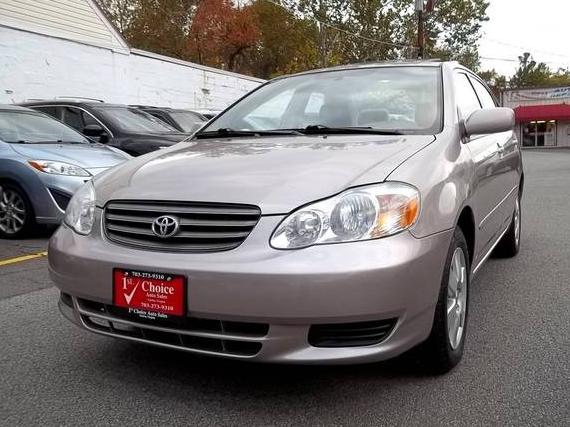 TOYOTA COROLLA 2003 1NXBR32E43Z152672 image