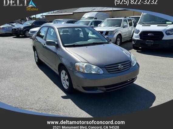 TOYOTA COROLLA 2003 1NXBR38E23Z187346 image