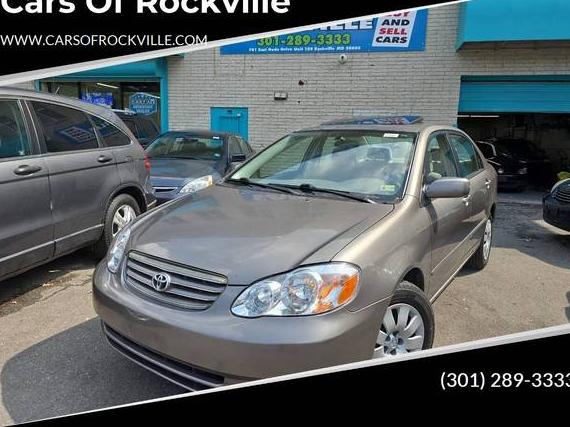 TOYOTA COROLLA 2003 1NXBR32E73Z052775 image