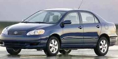 TOYOTA COROLLA 2003 JTDBR32E330039078 image