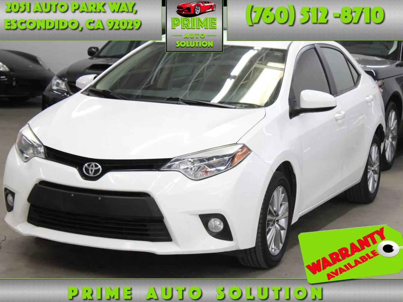 TOYOTA COROLLA 2014 5YFBURHE2EP021754 image