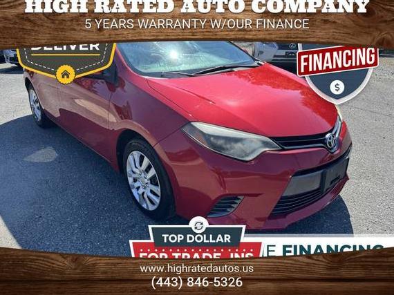 TOYOTA COROLLA 2015 2T1BURHE8FC291542 image