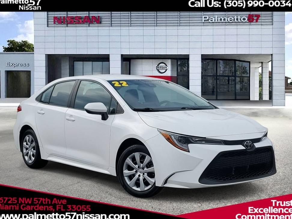 TOYOTA COROLLA 2022 5YFEPMAE6NP312758 image