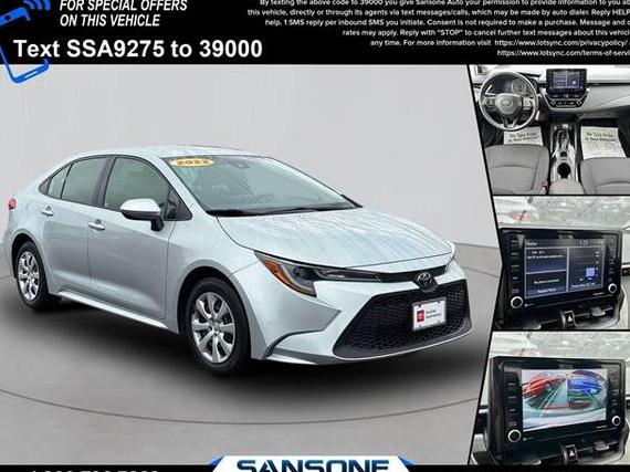 TOYOTA COROLLA 2022 JTDEPMAE5N3029275 image