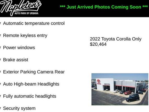 TOYOTA COROLLA 2022 5YFEPMAE9NP328968 image