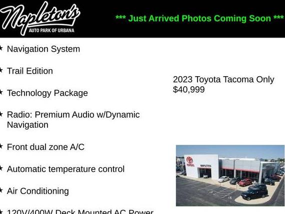 TOYOTA TACOMA 2023 3TMCZ5AN5PM627830 image