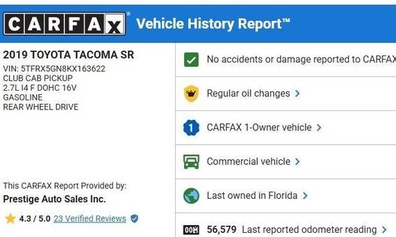 TOYOTA TACOMA 2019 5TFRX5GN8KX163622 image TOYOTA TACOMA 2019 5TFRX5GN8KX163622 image