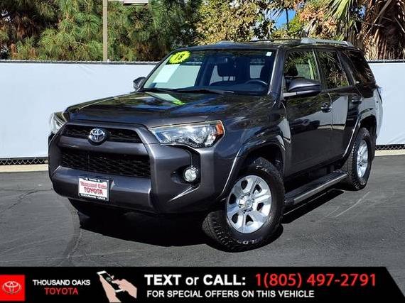 TOYOTA 4-RUNNER 2018 JTEZU5JRXJ5185275 image