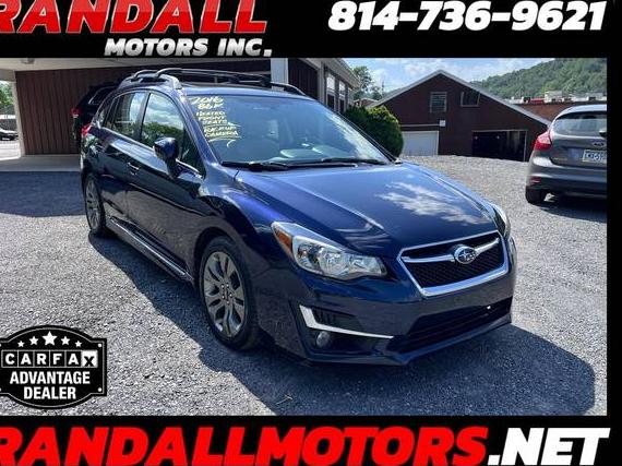 SUBARU IMPREZA 2016 JF1GPAS63GH210255 image