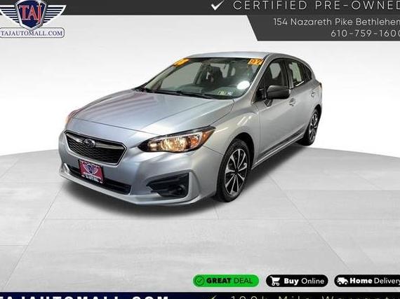 SUBARU IMPREZA 2018 4S3GTAA60J3728772 image