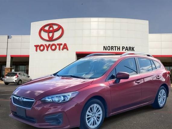 SUBARU IMPREZA 2018 4S3GTAB65J3750815 image