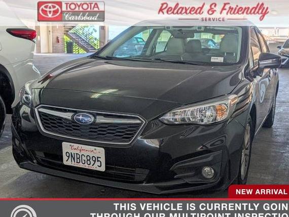 SUBARU IMPREZA 2018 4S3GKAD60J3620621 image