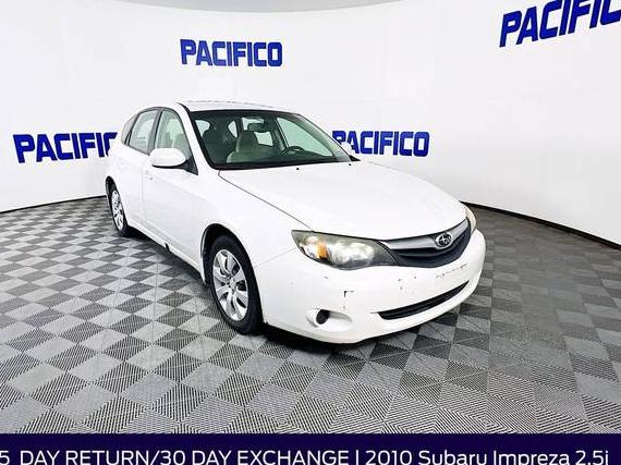 SUBARU IMPREZA 2010 JF1GH6A69AH826772 image