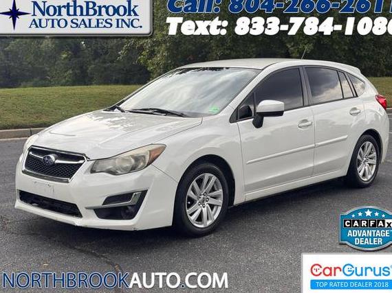 SUBARU IMPREZA 2015 JF1GPAC62F8206047 image