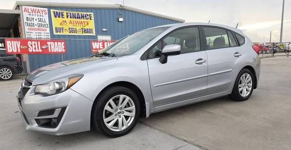 SUBARU IMPREZA 2015 JF1GPAC64FH201822 image