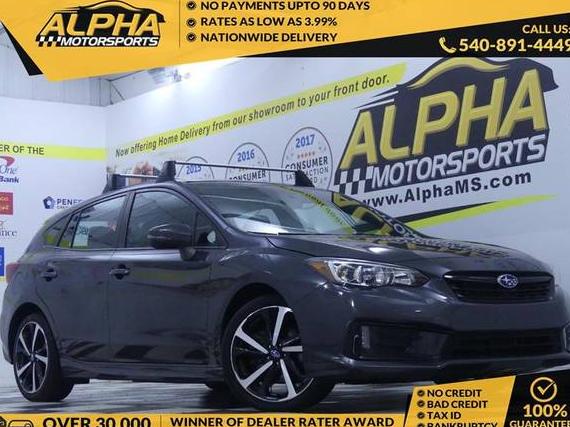 SUBARU IMPREZA 2022 4S3GTAM68N3710554 image