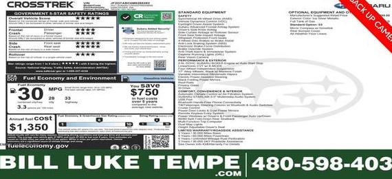 SUBARU CROSSTREK 2021 JF2GTABC6M8285282 image SUBARU CROSSTREK 2021 JF2GTABC6M8285282 image