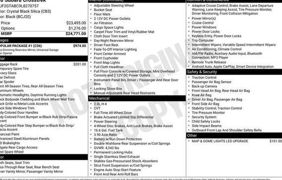 SUBARU CROSSTREK 2020 JF2GTABC9L8270757 image