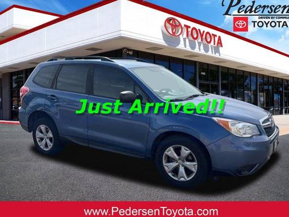 SUBARU FORESTER 2016 JF2SJABC7GH455301 image