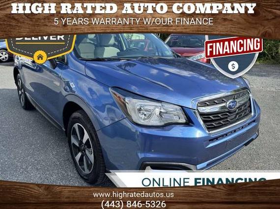 SUBARU FORESTER 2018 JF2SJAGC1JH556639 image