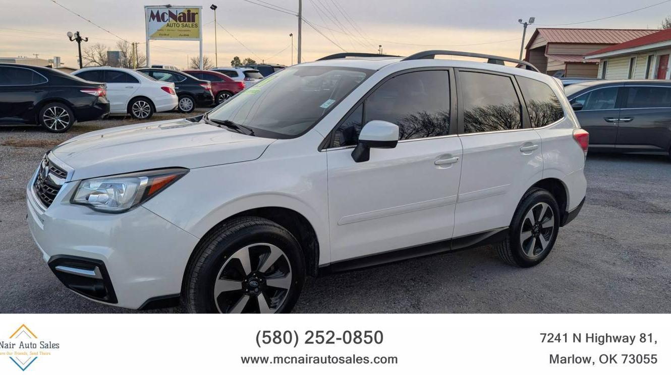 SUBARU FORESTER 2018 JF2SJAJC3JH561348 image