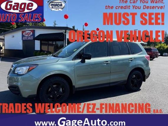 SUBARU FORESTER 2018 JF2SJAAC0JH551733 image