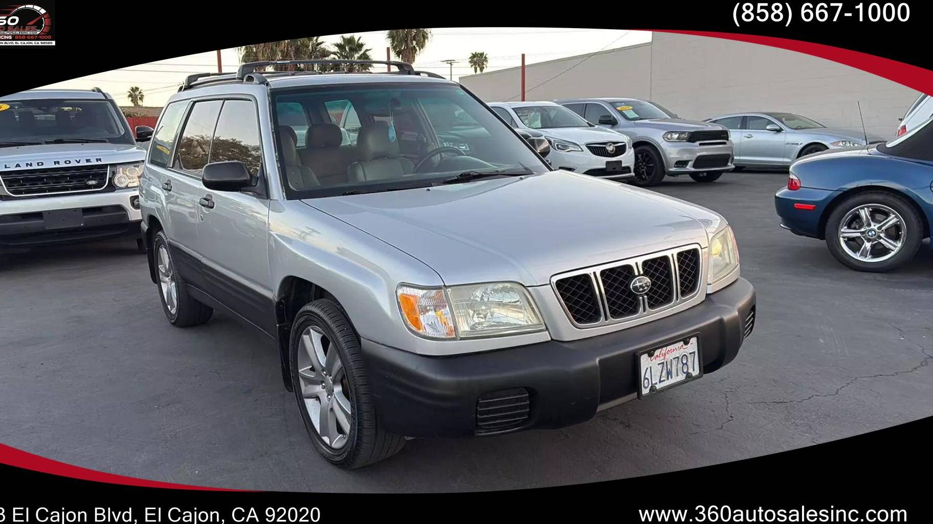 SUBARU FORESTER 2002 JF1SF63502H759114 image