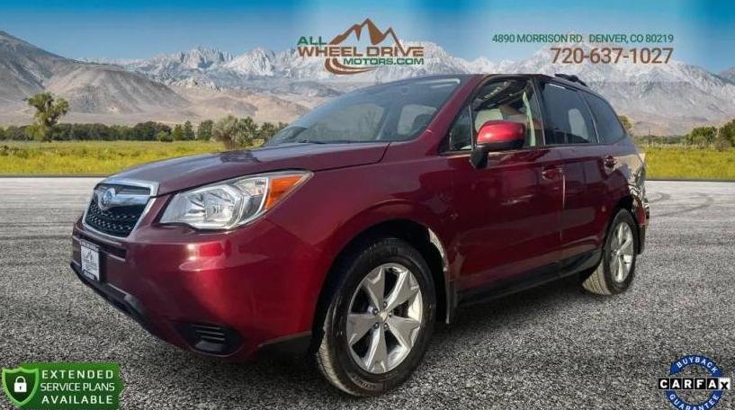 SUBARU FORESTER 2015 JF2SJAFC8FH556839 image