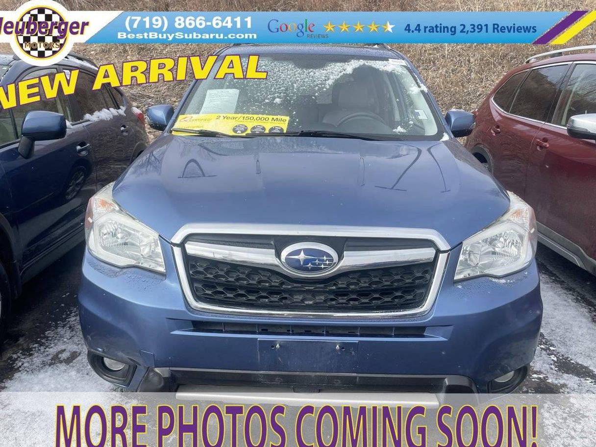 SUBARU FORESTER 2015 JF2SJAWC4FH592835 image