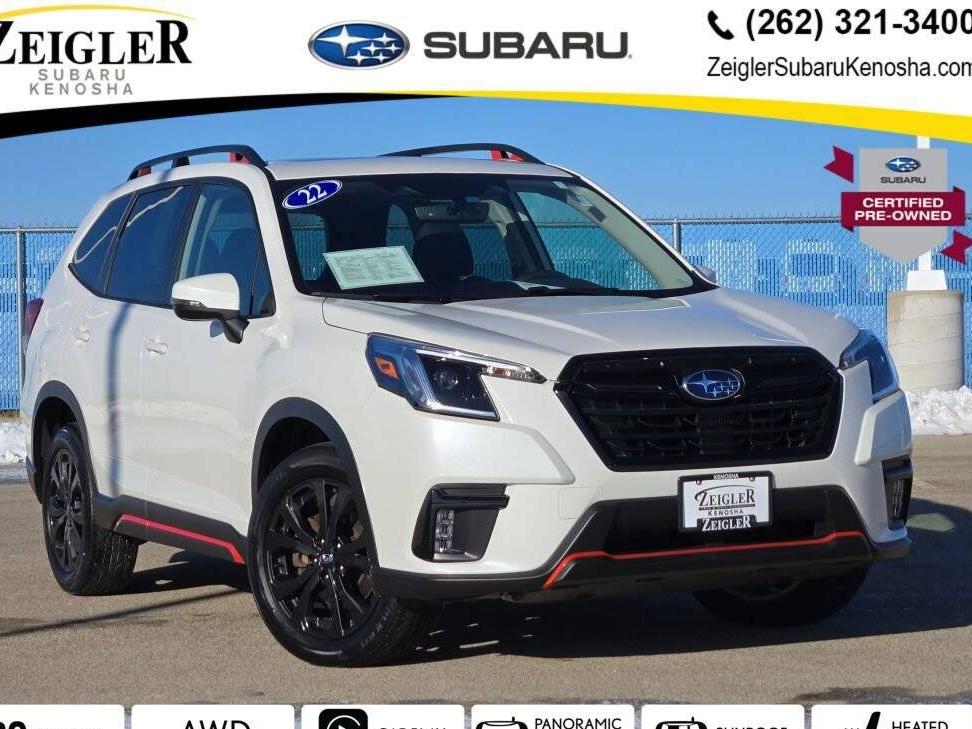 SUBARU FORESTER 2022 JF2SKAJC1NH423116 image