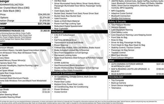 SUBARU ASCENT 2020 4S4WMAFD3L3427024 image SUBARU ASCENT 2020 4S4WMAFD3L3427024 image