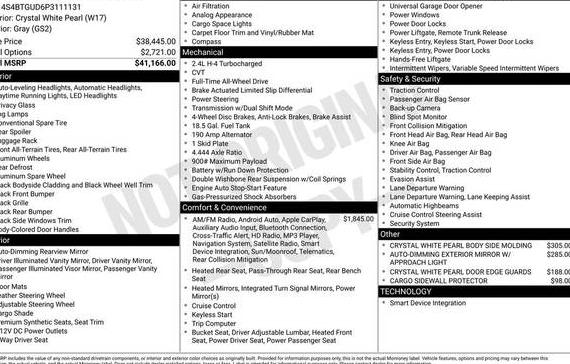 SUBARU OUTBACK 2023 4S4BTGUD6P3111131 image