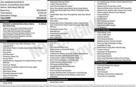 SUBARU OUTBACK 2017 4S4BSANC3H3328725 image SUBARU OUTBACK 2017 4S4BSANC3H3328725 image