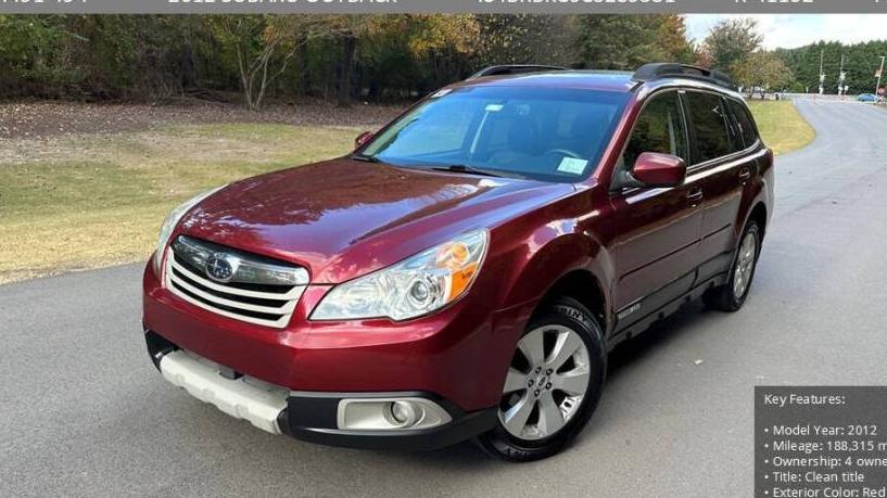 SUBARU OUTBACK 2012 4S4BRBKC0C3289381 image