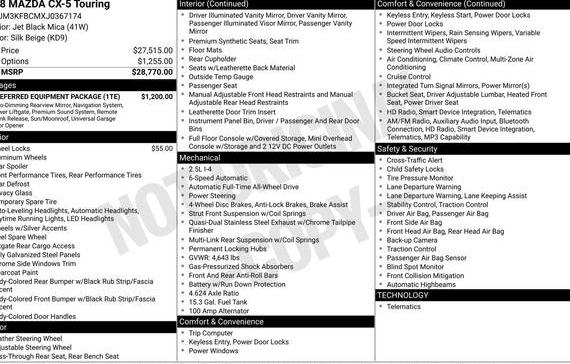 MAZDA CX-5 2018 JM3KFBCMXJ0367174 image