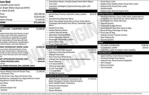 RAM 2500 2020 3C6UR5FL0LG212670 image RAM 2500 2020 3C6UR5FL0LG212670 image