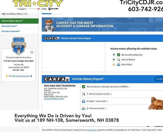 RAM 2500 2022 3C6MR5AJ1NG221189 image RAM 2500 2022 3C6MR5AJ1NG221189 image
