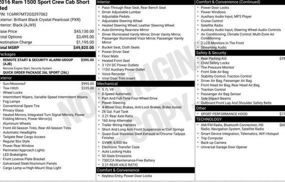 RAM 1500 2016 1C6RR7MT2GS297062 image