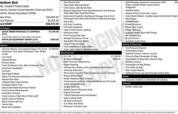 RAM 1500 2016 1C6RR7FT9GS316896 image
