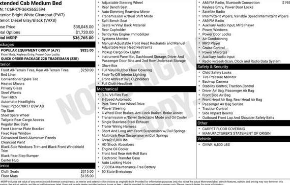 RAM 1500 2019 1C6RR7FG6KS655594 image