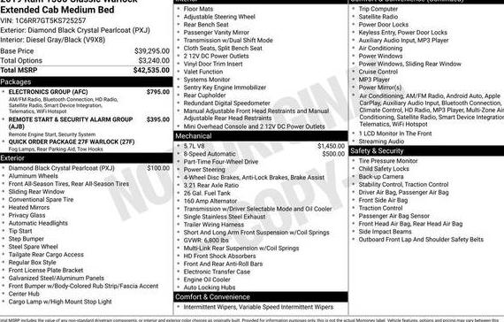 RAM 1500 2019 1C6RR7GT5KS725257 image