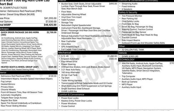 RAM 1500 2018 3C6RR7LT4JG176355 image RAM 1500 2018 3C6RR7LT4JG176355 image