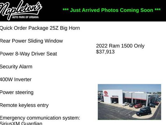 RAM 1500 2022 1C6SRFBTXNN117840 image