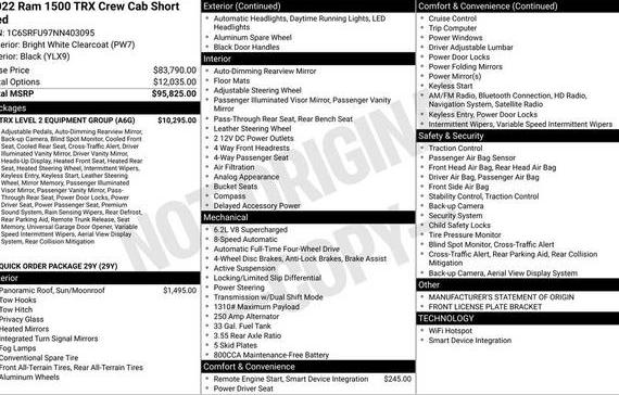 RAM 1500 2022 1C6SRFU97NN403095 image