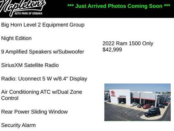 RAM 1500 2022 1C6SRFMT3NN326902 image