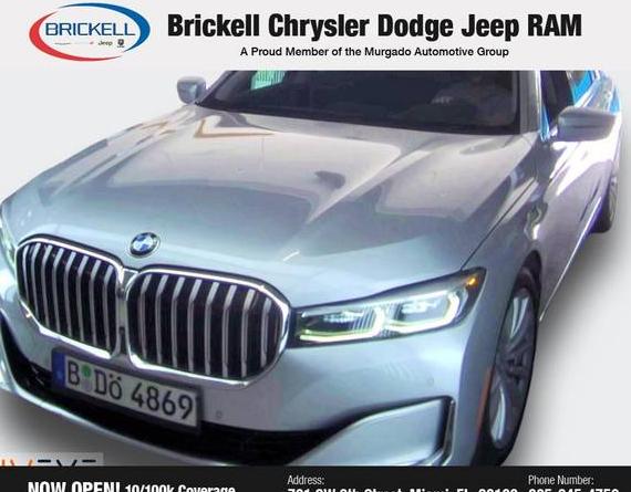 BMW 740I 2020 WBA7T2C01LCD53430 image