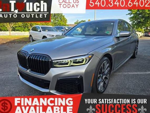 BMW 740I 2020 WBA7T2C00LGF96736 image