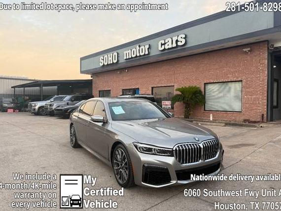 BMW 740I 2020 WBA7T2C03LCD15780 image BMW 740I 2020 WBA7T2C03LCD15780 image
