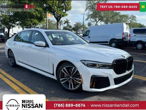 BMW 740I 2020 WBA7T2C0XLGL17094 image