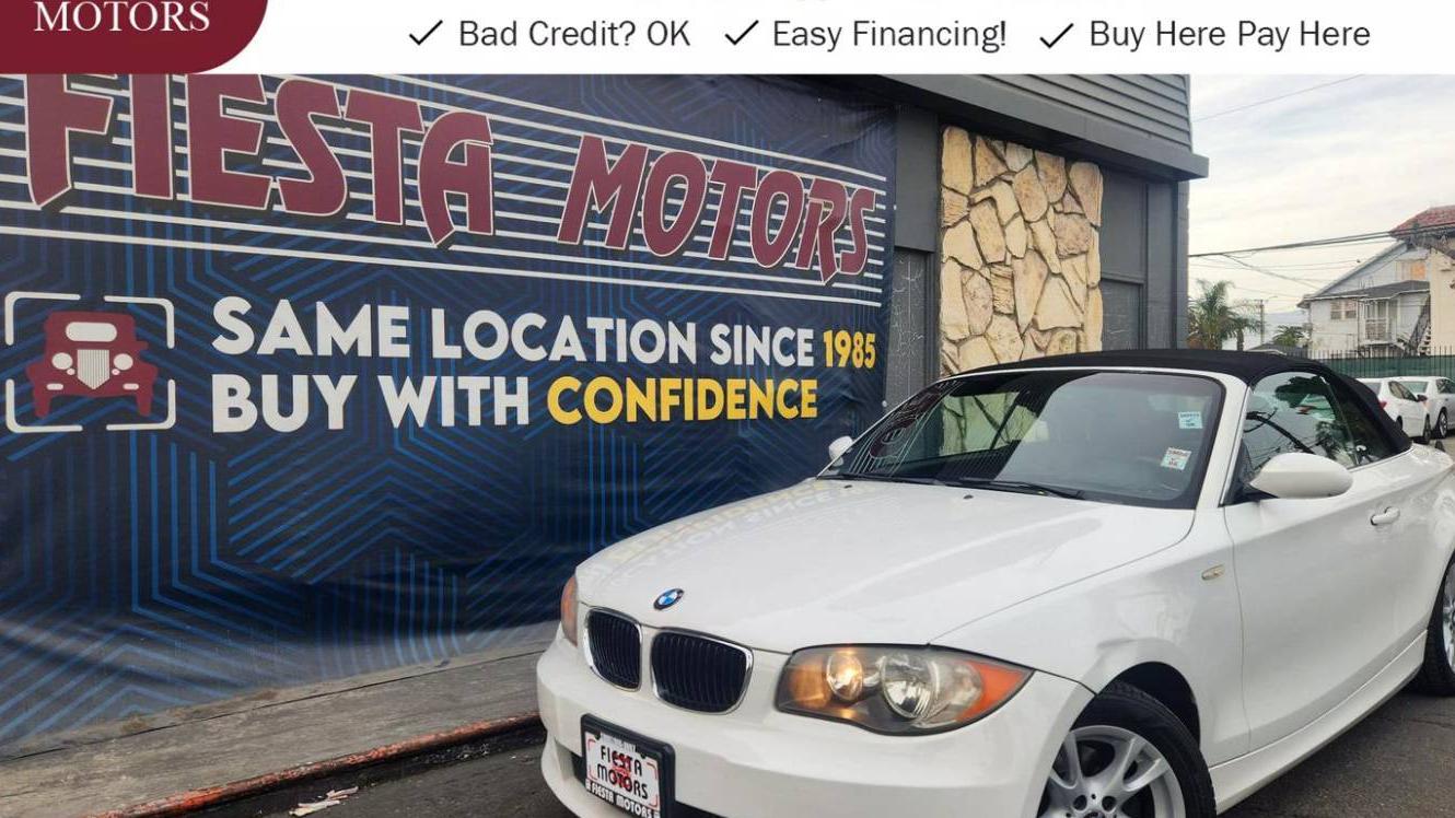 BMW 128I 2009 WBAUN13559VH80903 image